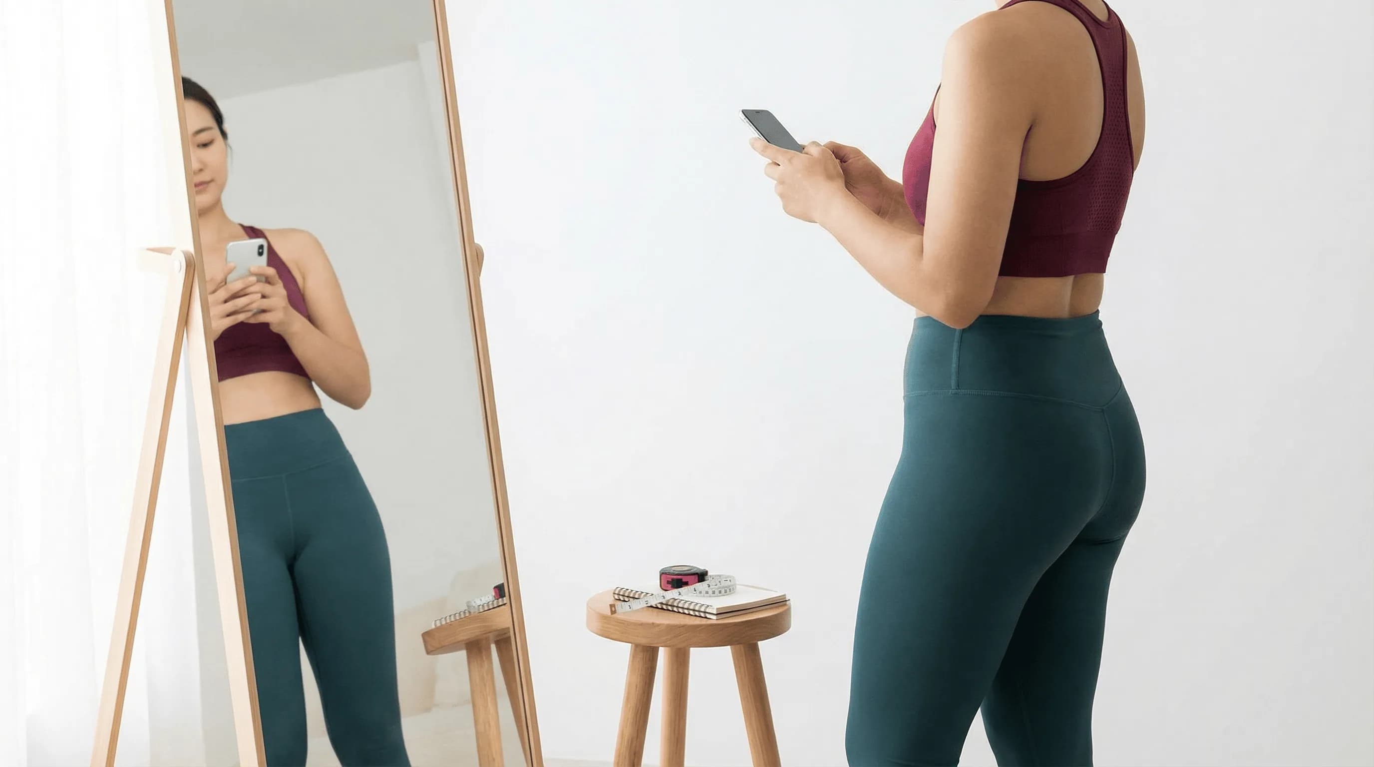 how to take photos for body fat estimation