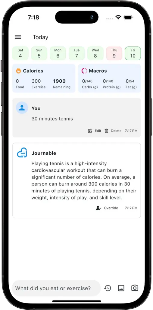 Placeholder app feature preview for personal statistics