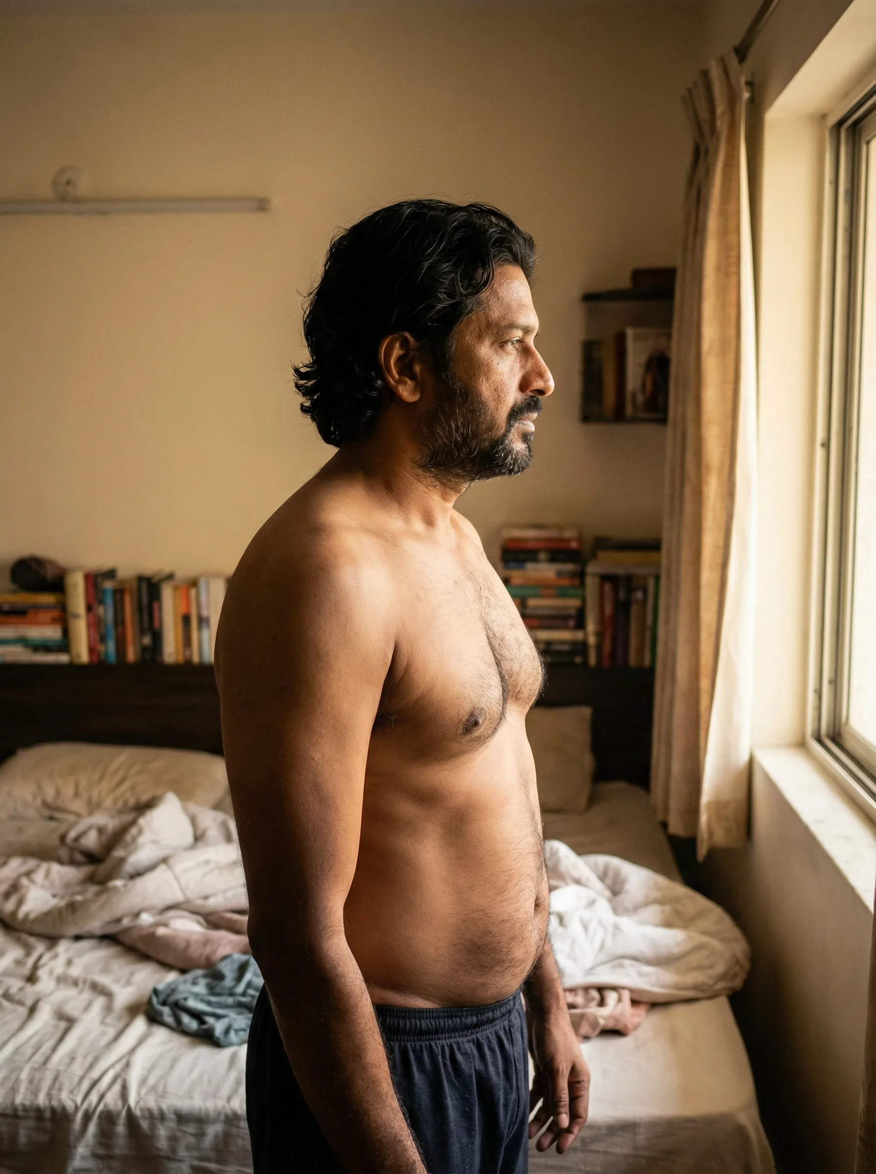 Body fat example photo with AI-estimated body fat percentage